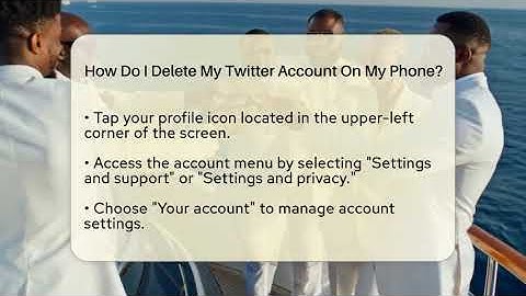 How Do I Delete My Twitter Account On My Phone? - Everyday-Networking