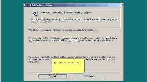 Do Not Call Software Setup
