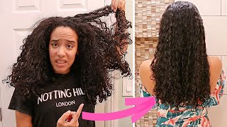 HOW I DETANGLE EXTREMELY MATTED, DRY, TANGLED HAIR // FOR NATURALLY CURLY HAIR 2020