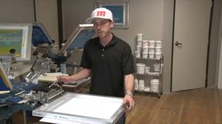 Screen Printing How To: Off-Contact Press Set-Up