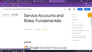 Qwiklab: Service Accounts and Roles: Fundamentals[GSP199]
