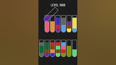 water sort puzzle - level 1069