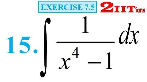 Integrals Exercise 7.5 Q 15 NCERT Class XII | IIT JEE