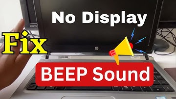 How to Fix Laptop BEEP Sound on Startup in 2024 | NO Display only Beep Sound in laptop