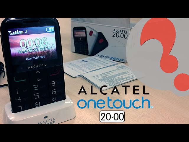Alcatel ONETOUCH 2000 - Best Senior SOS Mobile Phone 