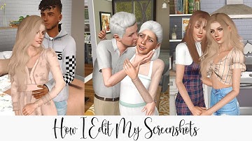 How I Edit My Sims 3 Screenshots (EASY)