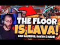 CHI CADE NELLA LAVA PERDE! - ROCKET LEAGUE ITA THE FLOOR IS LAVA con @Lauridis, @Dayko e @NadeTK_