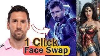 How to swap face with one click for free