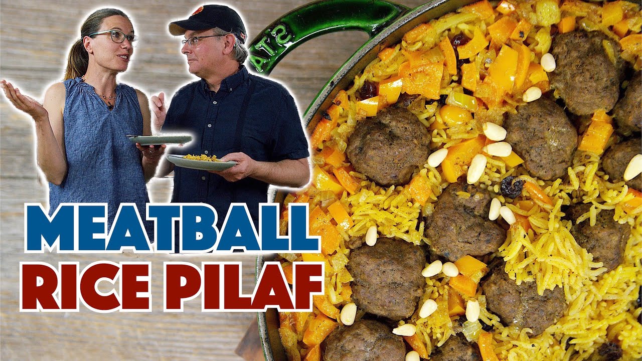 Ras el Hanout Meatballs And Rice Pilaf Recipe - Glen And Friends Cooking