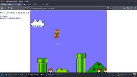 corrupting source code of a super mario js game