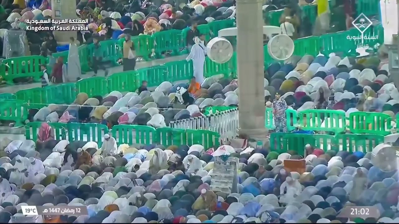 13th  Ramadan 1447 Madeenah Taraweeh Sheikh Bu'ayjaan