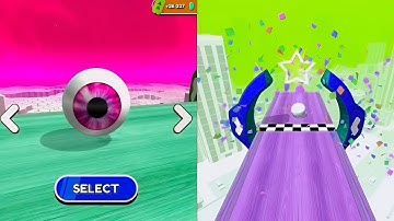 Going Balls Vs Video Reverse Gameplay SpeedRun #1076