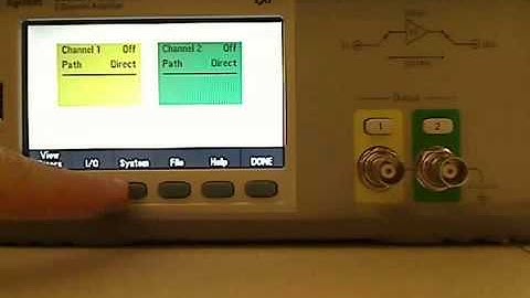 How to check firmware revision of Agilent 33502A Amplifier