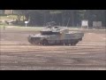 2011,10式戦車デモ走行　バックで驚速スラローム!The retreat by the high-speed slalom!Type10Mbt