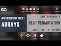 Next Permutation | Striver SDE Sheet (Arrays-3) | LeetCode 31 | Java C++ Python JS