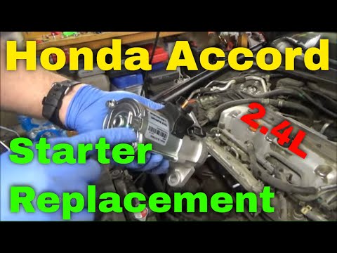 Video: Nasaan ang starter sa 2007 Honda Accord?