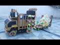 GANPATI VISARJAN DJ | DJ Truck Loading | Mobile DJ | How to make DJ Truck from cardboard | Tech Toyz