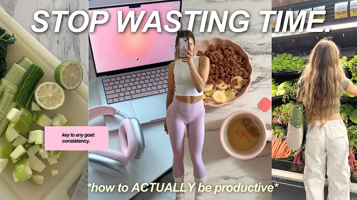 how to ACTUALLY be productive 🎧 productivity tips to increase efficiency & work smarter