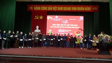 TRAO QUÀ TẾT CHO NẠN NHÂN CHẤT ĐỘC DA CAM/DIOXIN.