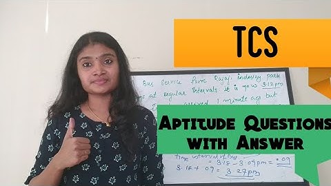 TCS Aptitude Questions with Answers| Prepare For TCS|2020- Part1