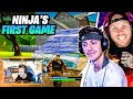 TIMTHETATMAN REACTS TO NINJAS FIRST FORTNITE GAME EVER