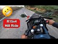 Yamaha r15v4 hill ride review   what a power    r15 v4 ride review