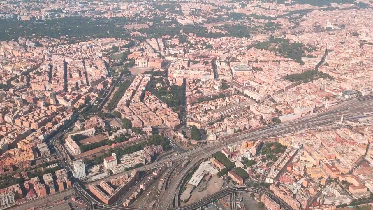 Landing at Rome Ciampino, Roma Ciampino, Ryanair, Manchester- Rome, July 2021