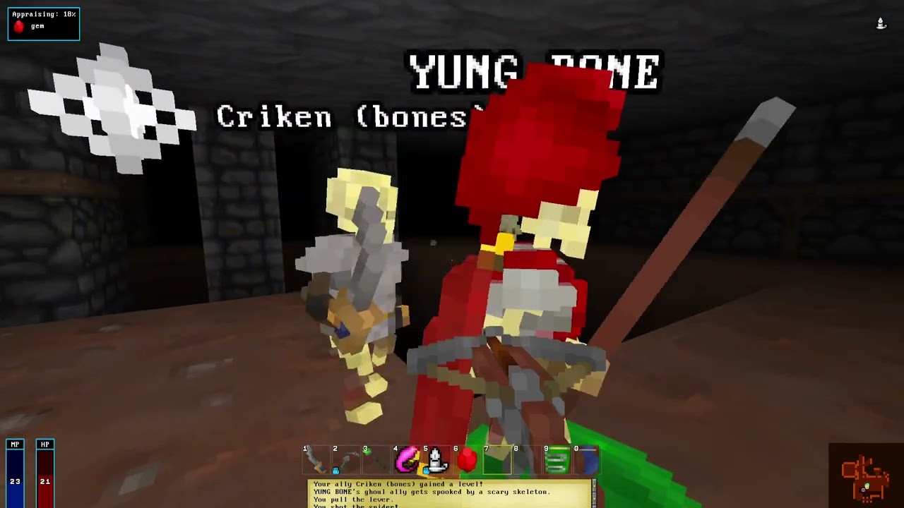 Charborg Streams - Barony: Getting squished flat by a big boulder while my friends laugh at me