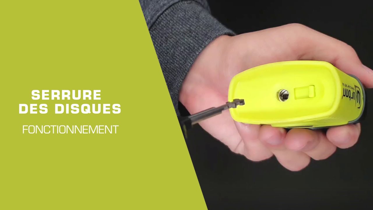 urban security  - FONCTIONNEMENT SERRURE À DISQUES