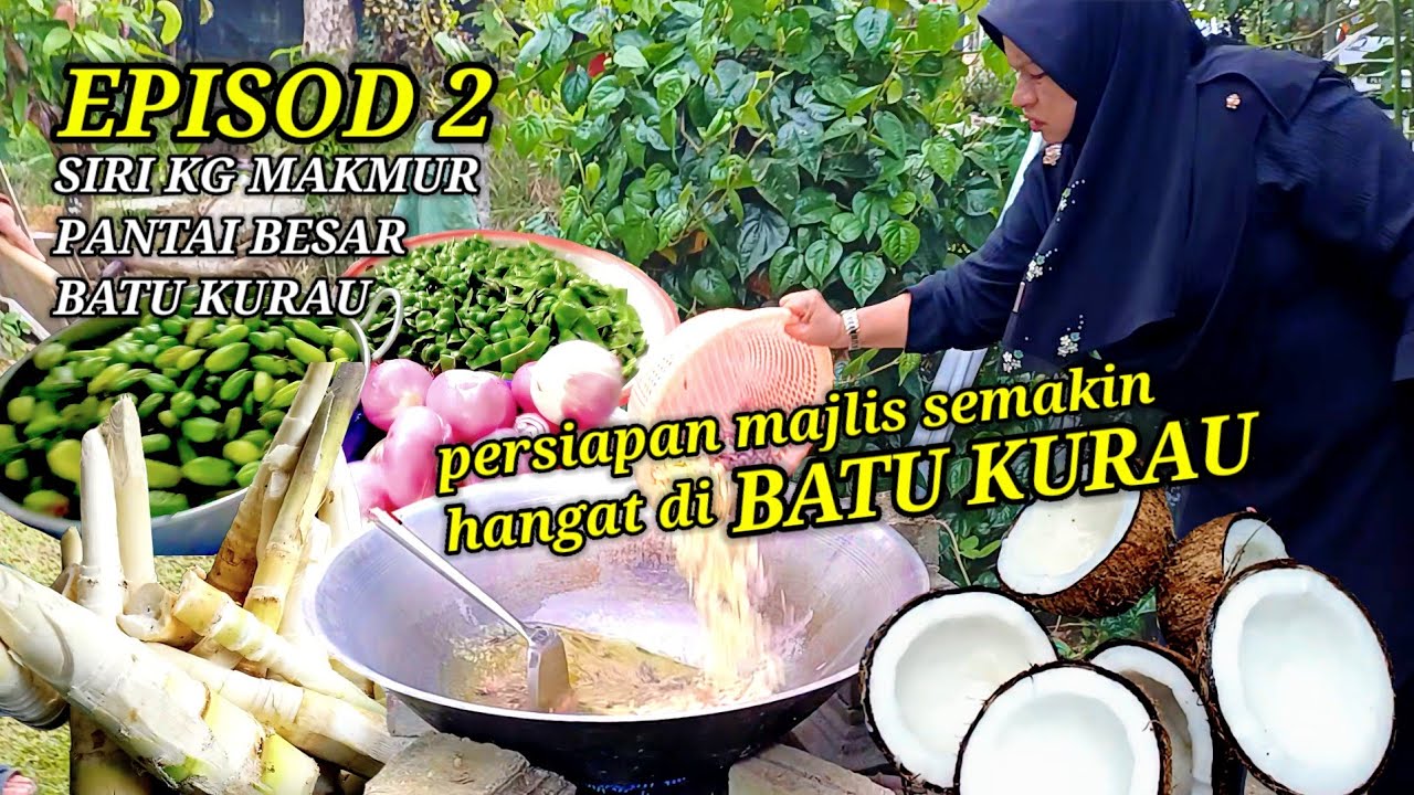 Suasana sehari sebelum majlis perkahwinan di KG.MAKMUR PANTAI BESAR BATU KURAU TAIPING PERAK