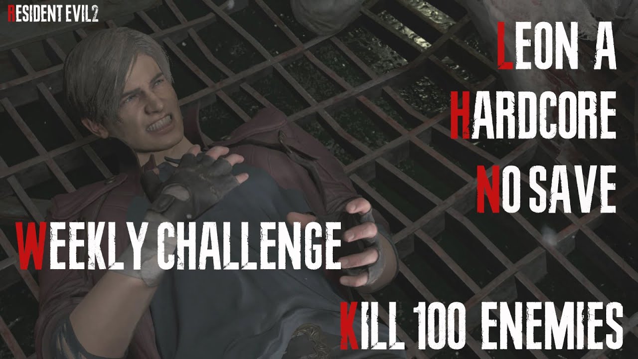 Resident Evil 2 Weekly Challenge Kill 100 enemies - YouTube