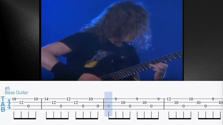 Jason Newsted's "My Friend Of Misery" Live Bass Solo + TABS (Metallica live San Diego, 1992)