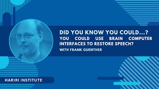 Did you know you could use brain computer interfaces to restore speech?
