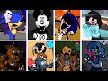 FNF Happy But - Different Characters Sing It (Everyone Sings Happy) VS MickeyMouse.exe