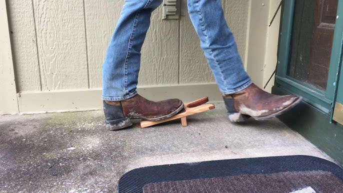 Custom Hardwood Boot Jack - Texas Crazy - Made in Texas