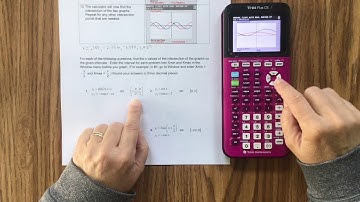 Solving Trig Equations With A Graphing Calculator Part 2