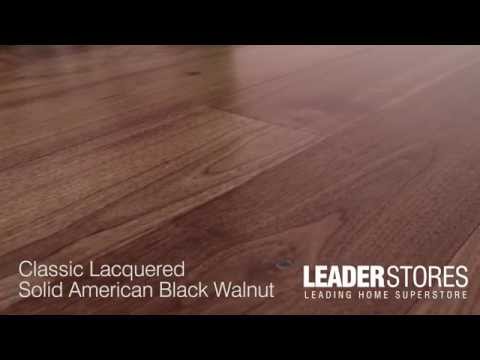 Video: American walnut: parquet, solid board. Laminate ang 