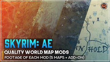 Quality World Map Mods for Skyrim on Xbox  - Versions and Examples