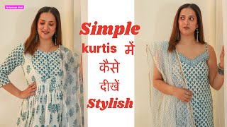 Simple Kurtis में कैसे दिखें एकदम Stylish | Ethnic Wear Fashion Tips | Perkymegs Hindi