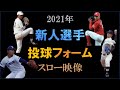 【2021】プロ野球新人投球フォーム【超スロー撮影】