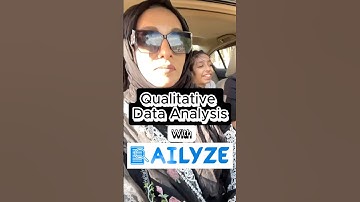 Analyse Qualitative Data in Minutes with #ailyze