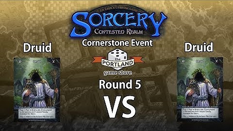 Sorcery Cornerstone at Portland Game Store | Swiss Round 5 | Druid vs Druid 11/09/25