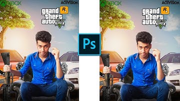 Action Gaming Poster Design Photoshop | Photoshop cc Tutorial