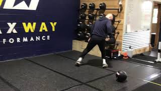 Cross Behind Med Ball Shot Put Pass