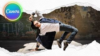 Torn Paper Effect in Canva | Amazing Photo Manipulation Tutorial l 42x