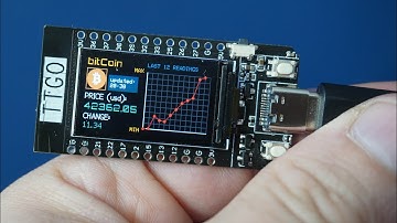 ESP32 BitCoin Ticker (TTGO T-Display)