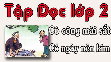 Tập đọc lớp 2 tuần 1 Bài Có Công Mài Sắt Có Ngày Nên Kim