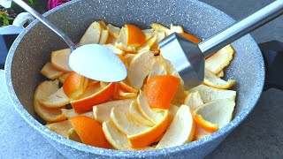 Don't throw away the orange peel!! Add salt! I don't buy from the market anymore! Easy and delicious