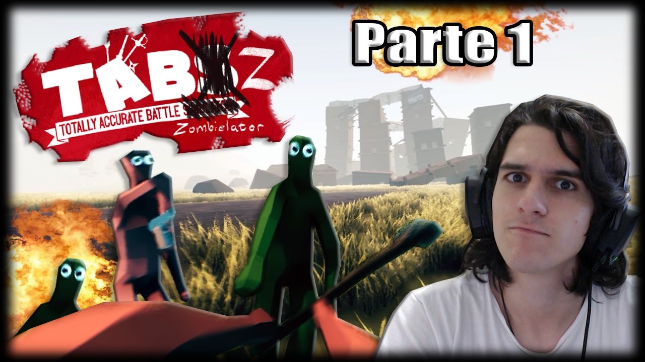 Jogando Totally Accurate Battle ZOMBIELATOR!! - Parte 1 