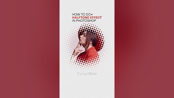 How to Create Halftone Effect in #photoshop #shorts #graphicdesign #design